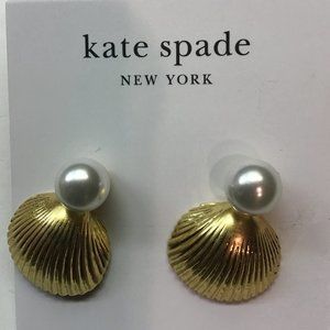 Kate Spade New Pearl and Oyster Earrings